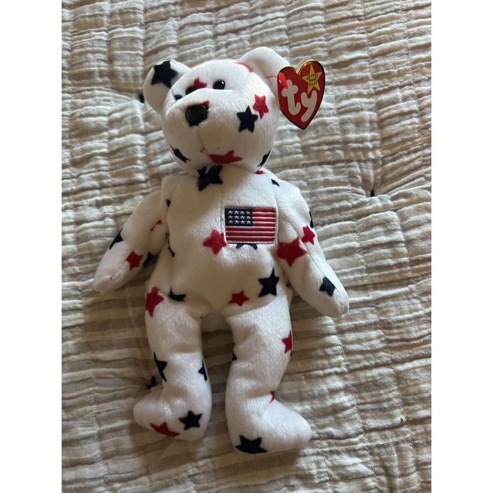 Ty Beanie Baby Glory the Bear Plush Toy